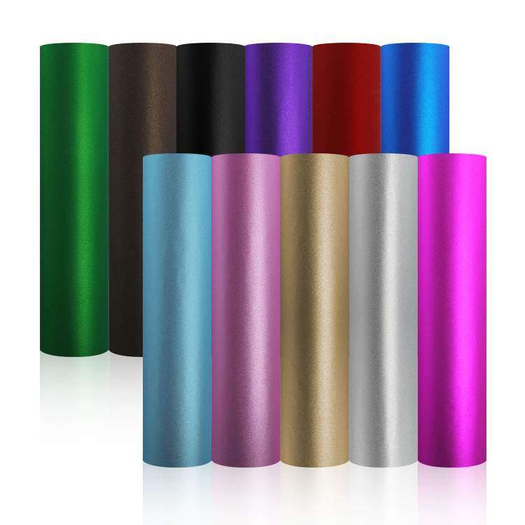 Glitter self adhesive craft sticker vinyl - Silver