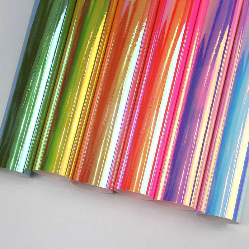 Holographic Sticky Vinyl - Light Pink - 07
