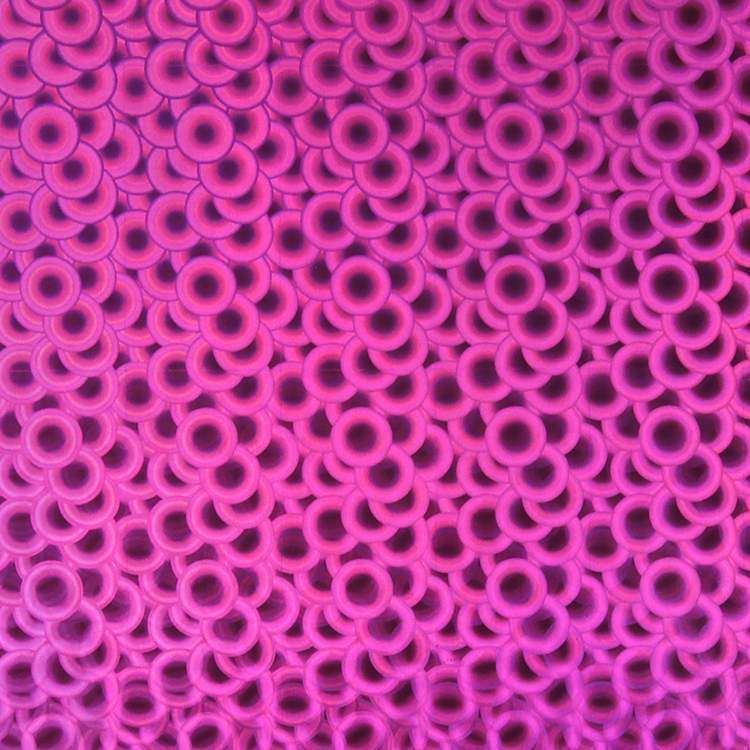 Holographic Bubble self adhesive craft sticker vinyl - Pink