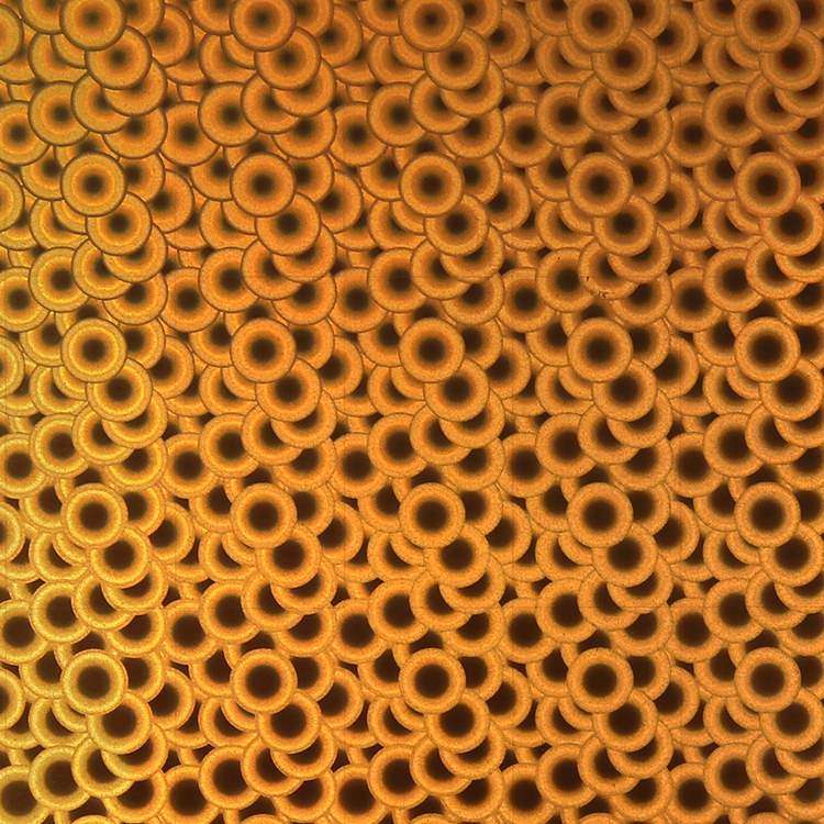 Holographic Bubble self adhesive craft sticker vinyl - GOLD