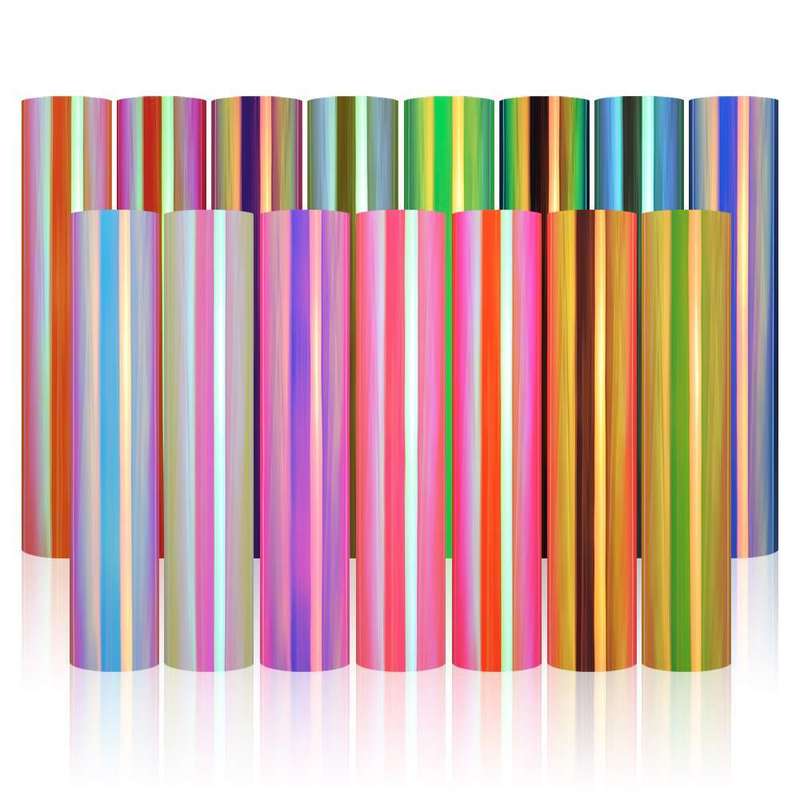 Holographic Sticky Vinyl - Fuchsia - 12