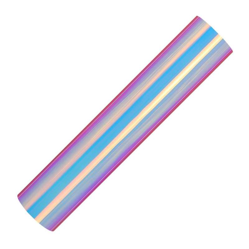 Holographic Sticky Vinyl - Silver Pink -01
