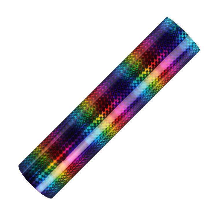 Holographic Rainbow Adhesive Craft Sticker Vinyl Squares