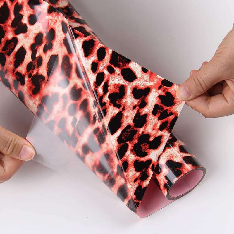 Leopard FlexVinyl - Pink Red