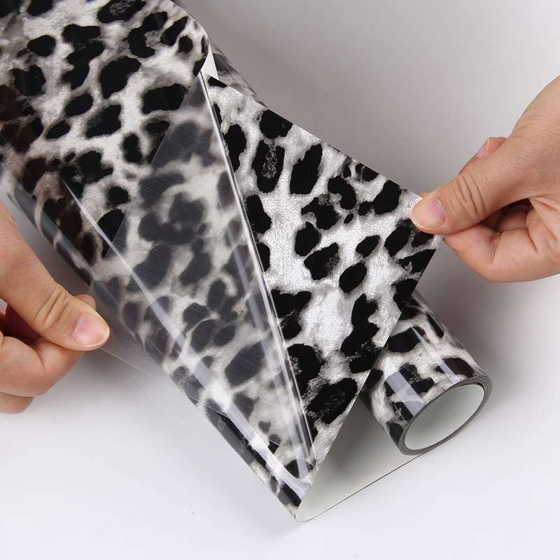 Leopard FlexVinyl - Pink Black & White