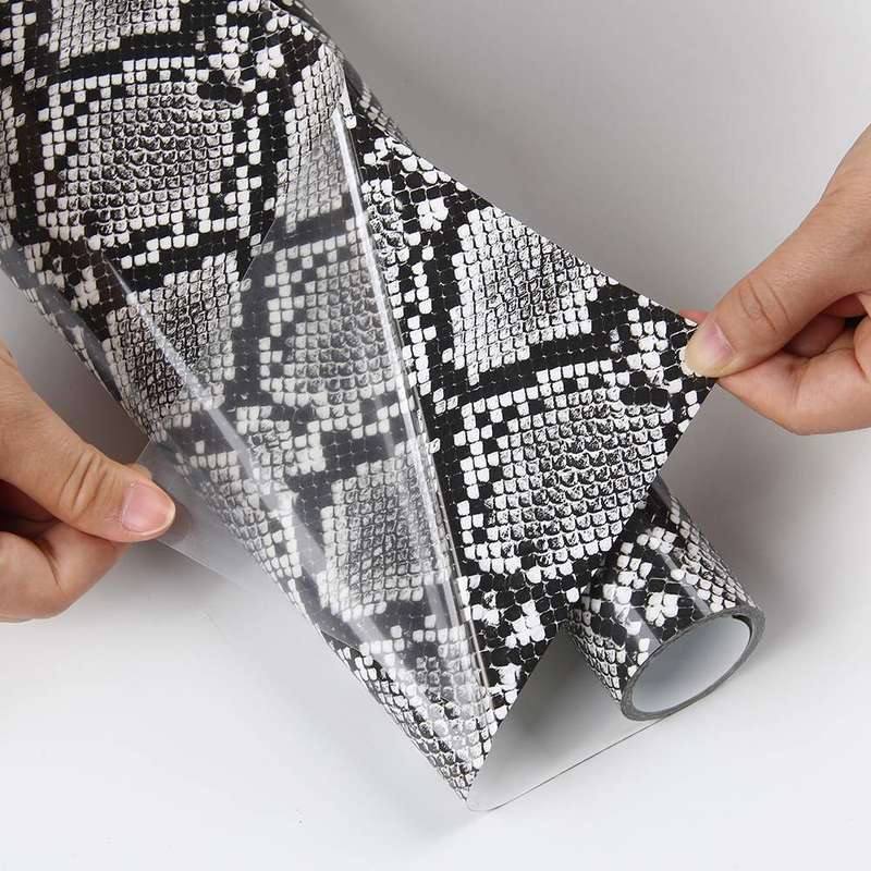 Snake Pattern FlexVinyl - Black & White