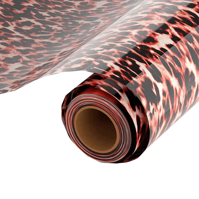 Leopard FlexVinyl - Pink Red