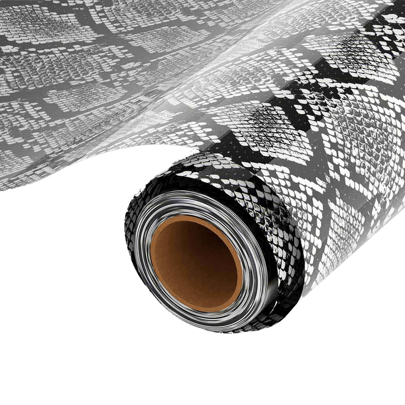 Snake Pattern FlexVinyl - Black & White