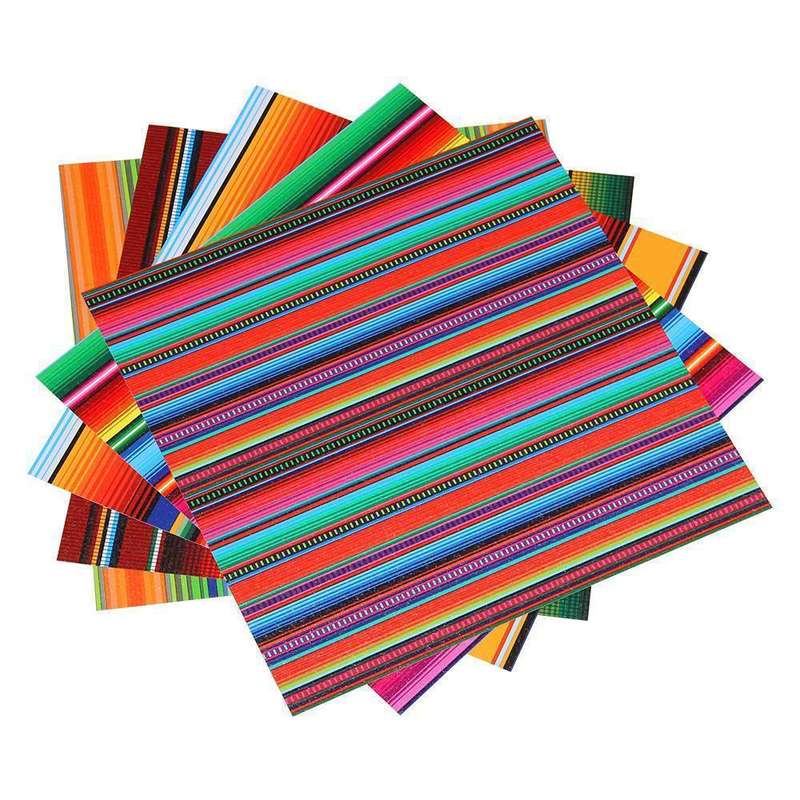 Rainbow Stripe #11 Adhesive Craft Sticker Vinyl