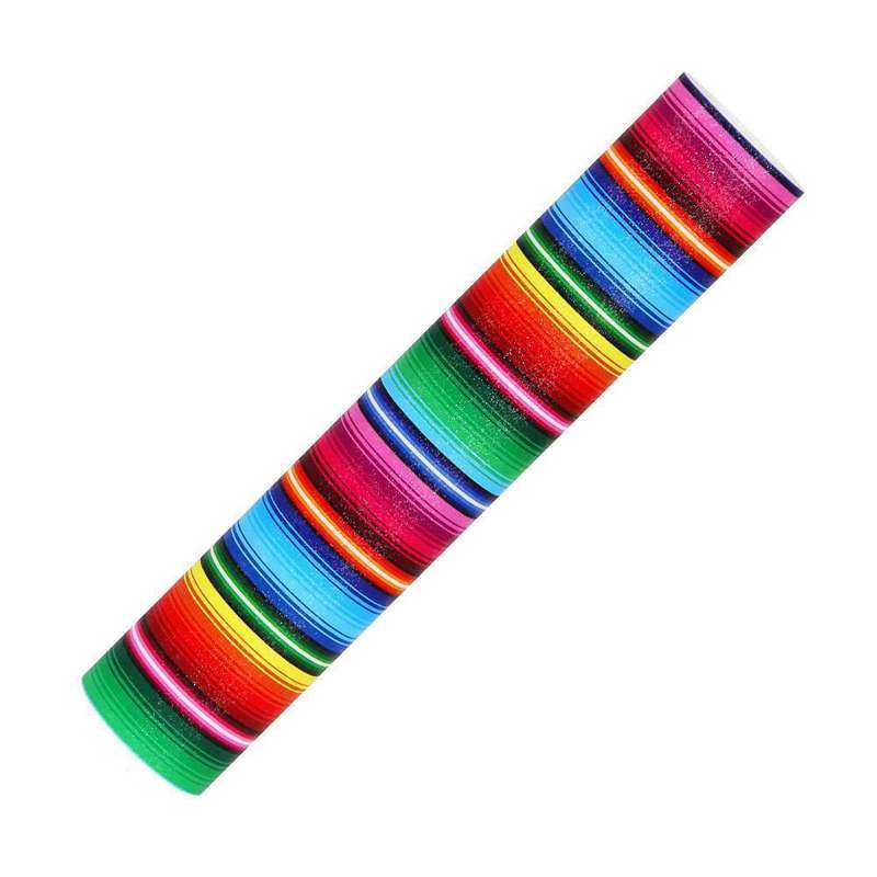 Rainbow Stripe #12 Adhesive Craft Sticker Vinyl