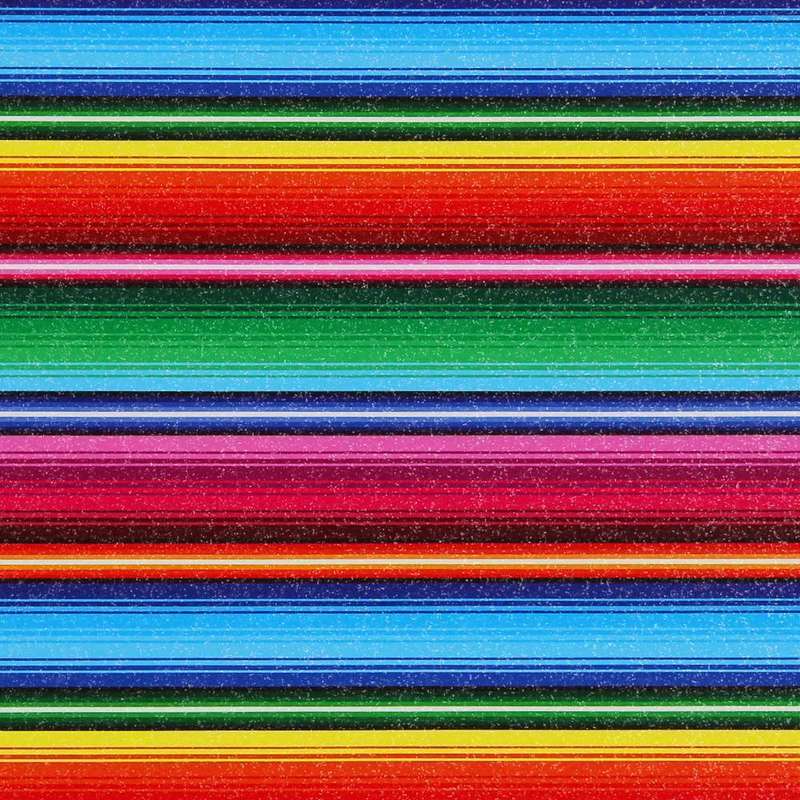 Rainbow Stripe #12 Adhesive Craft Sticker Vinyl