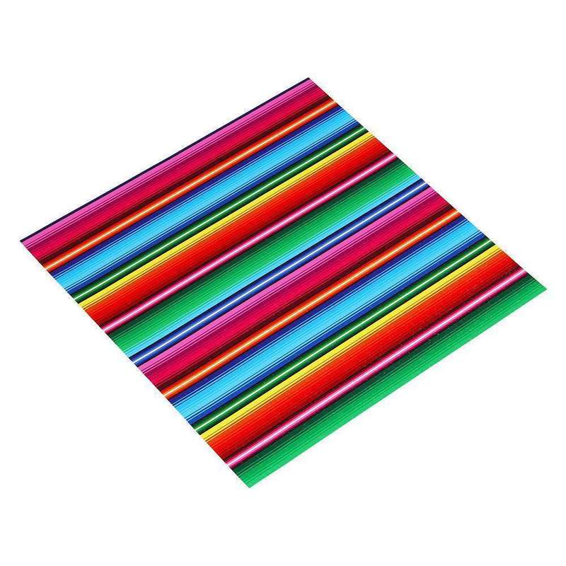 Rainbow Stripe #12 Adhesive Craft Sticker Vinyl