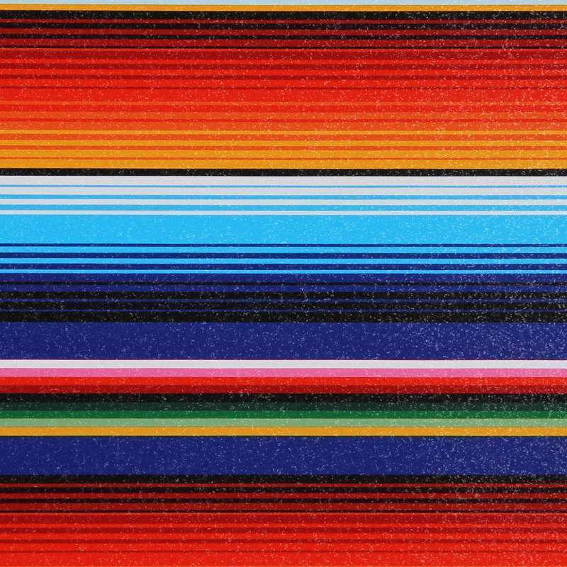 Rainbow Stripe #13 Adhesive Craft Sticker Vinyl