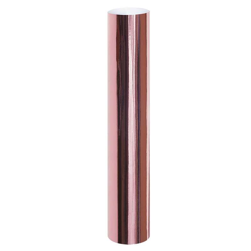 Glossy Chrome Rose Gold Adhesive Craft Sticker Vinyl