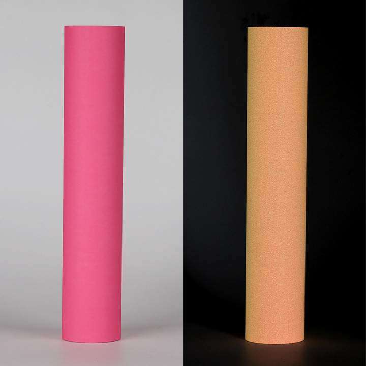 Glow in the dark Pink Adhesive Craft Sticker Vinyl
