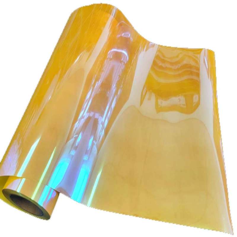 Holographic HTV - Orange/Blue