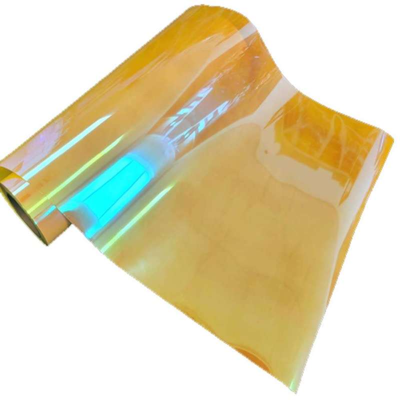 Holographic HTV - Orange/Blue