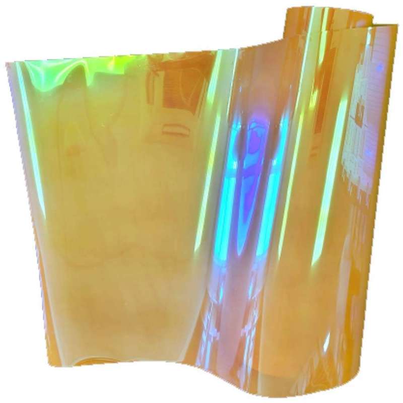 Holographic HTV - Orange/Blue
