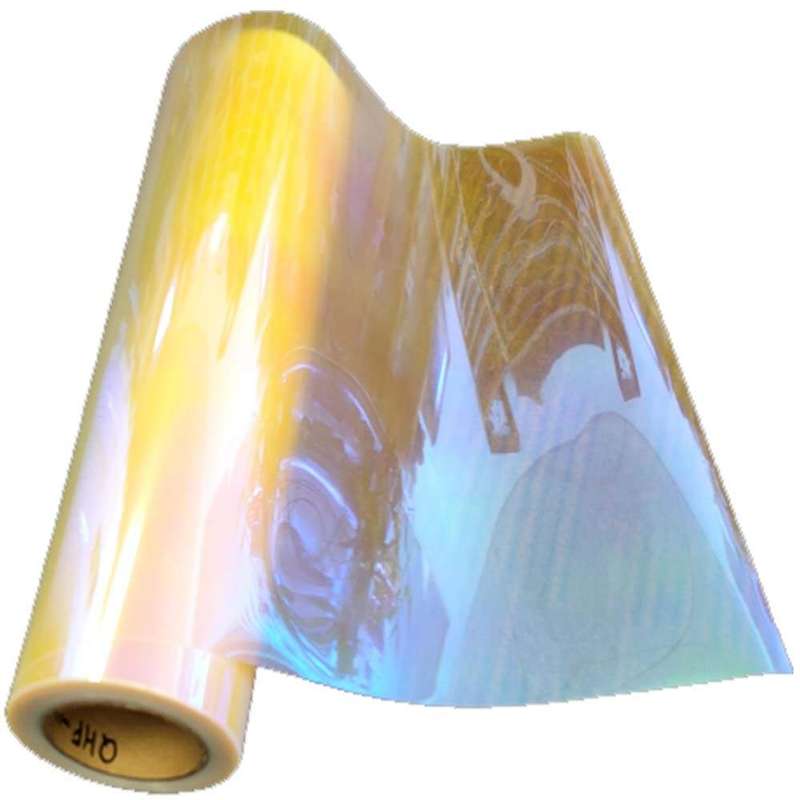 Holographic HTV - Yellow/Pink