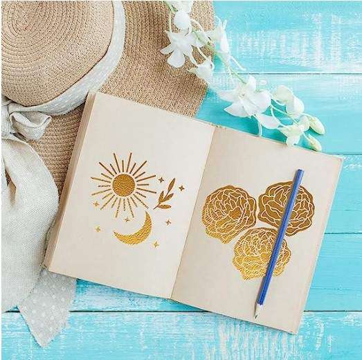 Textured Metallic Gold Pattern