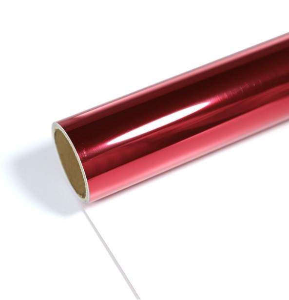Mirror Chrome Vinyl Red