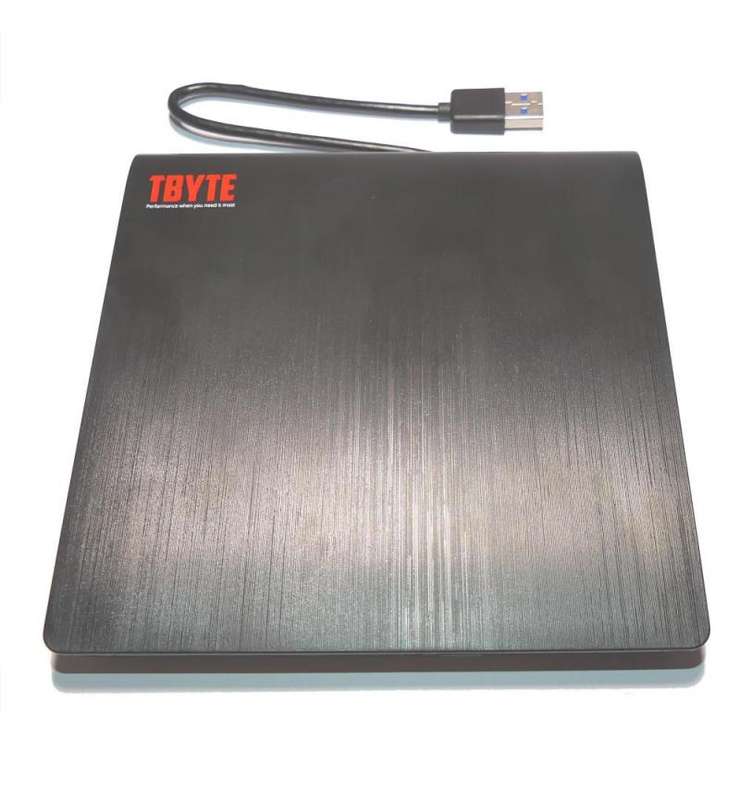 USB 3.0 External DVD RW Optical Drive - Black