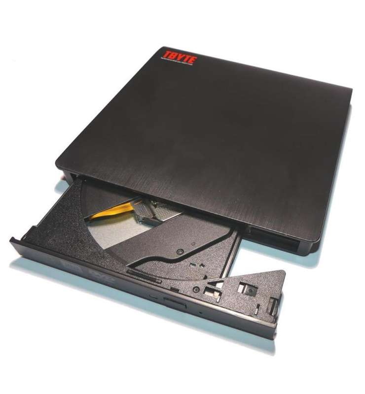 USB 3.0 External DVD RW Optical Drive - Black