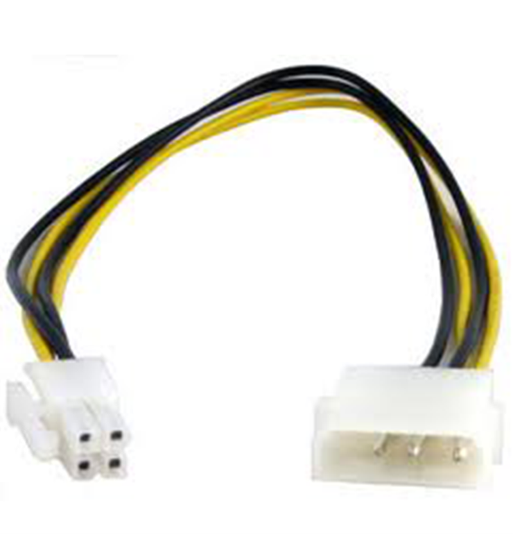 MOLEX (M) TO PCI-E 4PIN 20CM CABLE