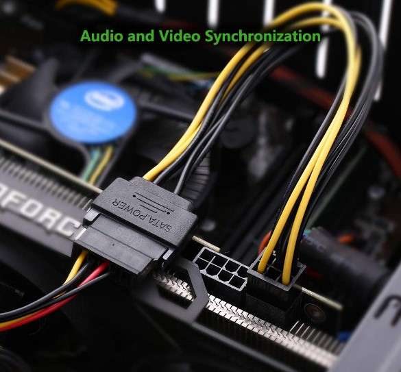SATA (M) TO PCI-E 6P (M) 0.2M