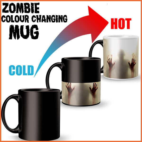 Walking Dead Zombie colour changing magic mug