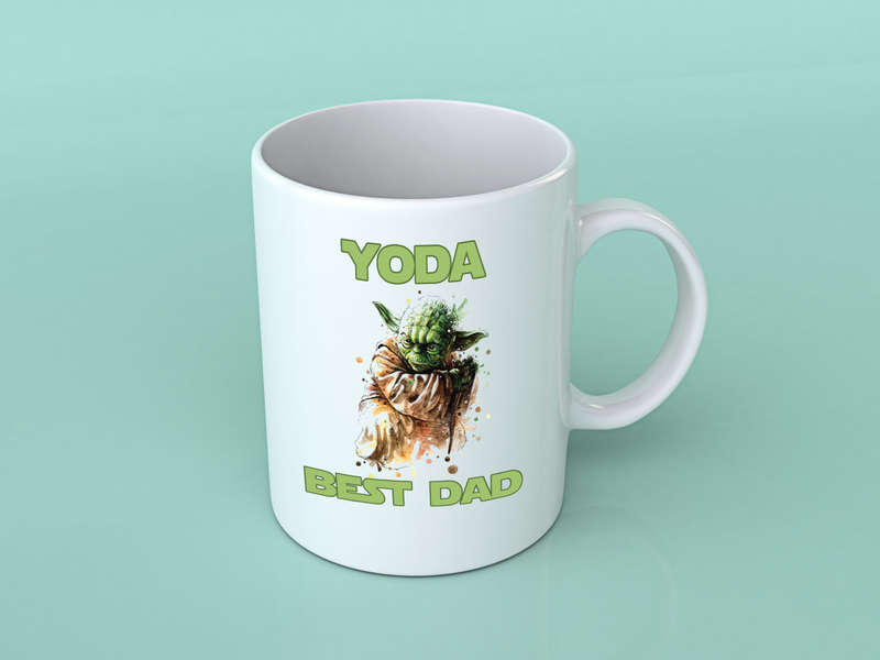 Yoda best dad coffee mug 2