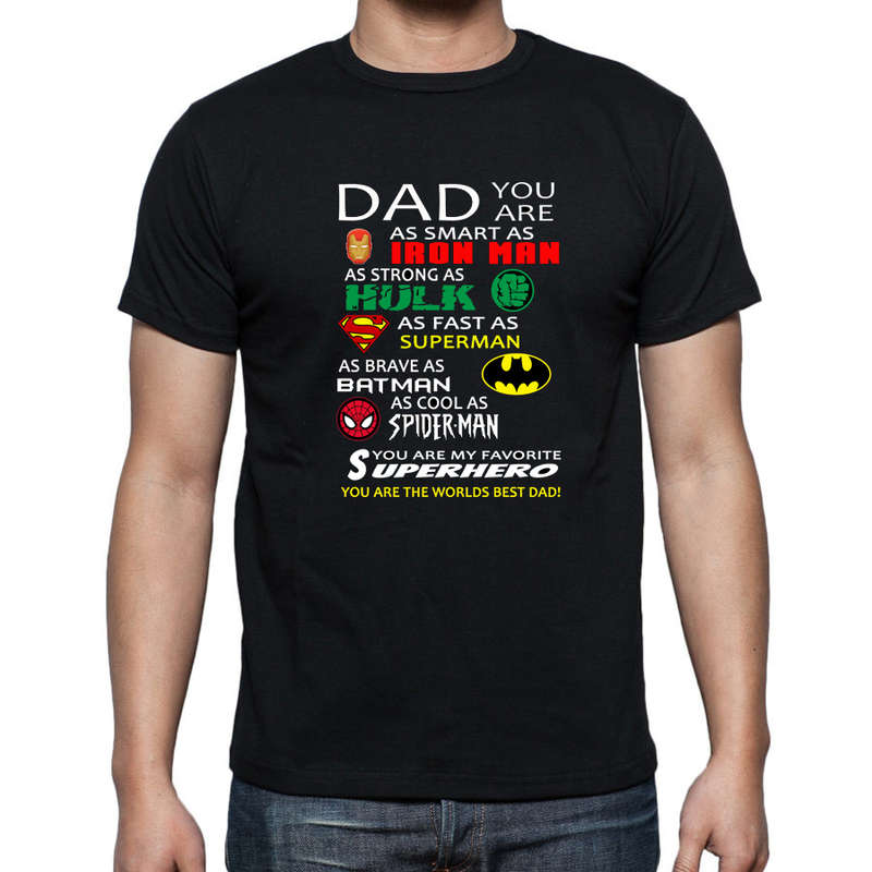 Dad you're as smart as Iron Man T-shirt