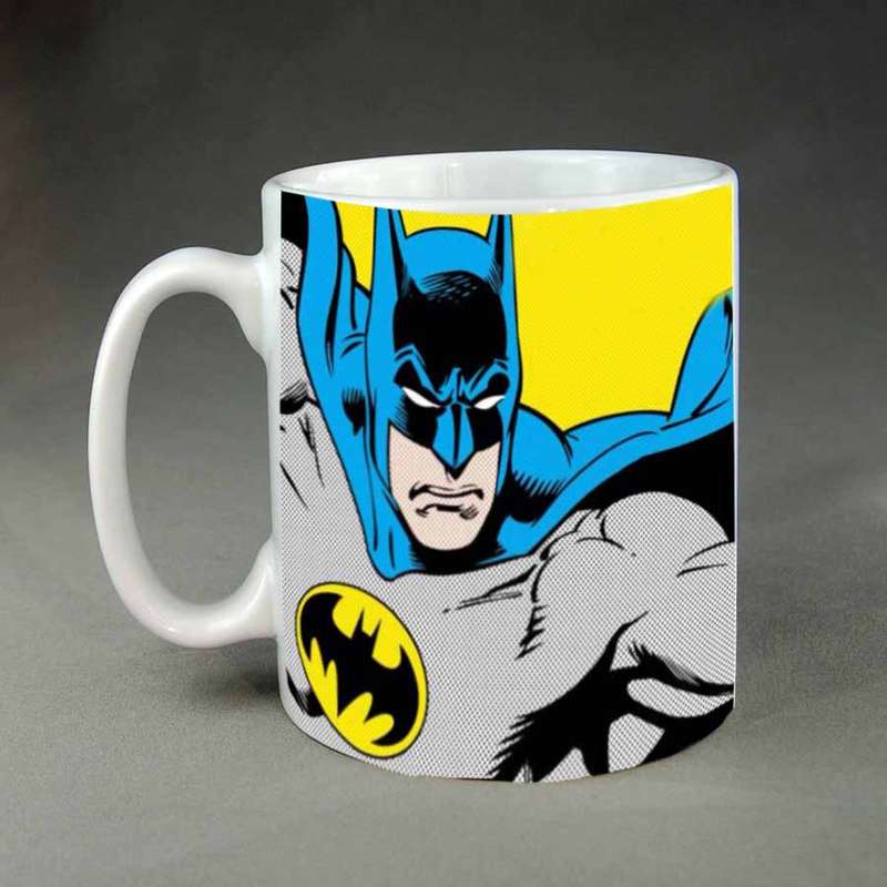 Batman custom printed coffee mug, super hero cup