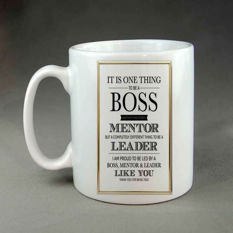 Boss coffee mug custom printed