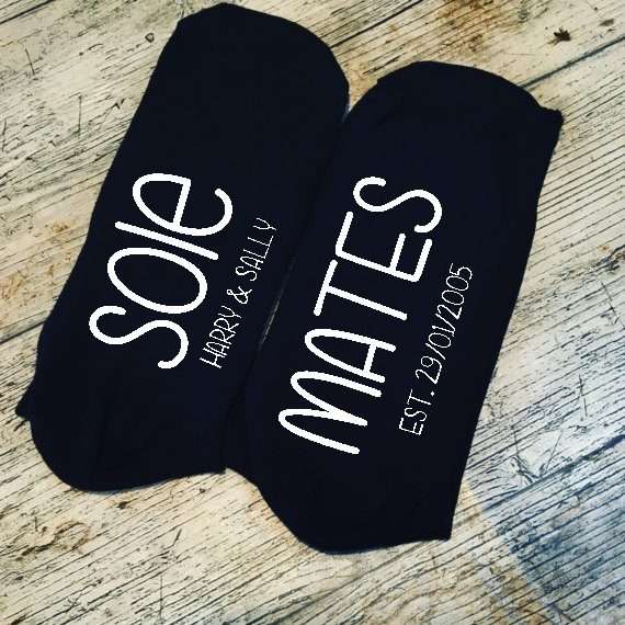 Sole Mates personalized custom socks,