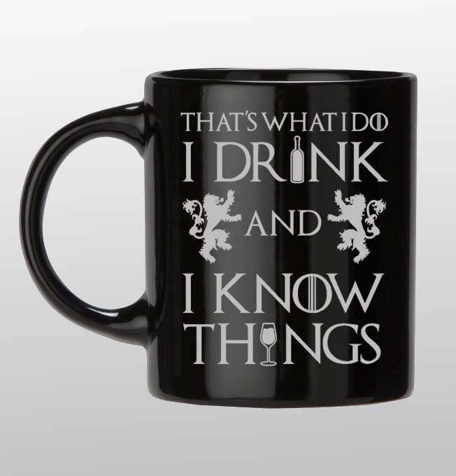 Thats what I do custom black and silver mug - 0.08kg