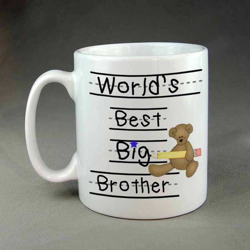 Worlds best big Brother Custom Coffee mug