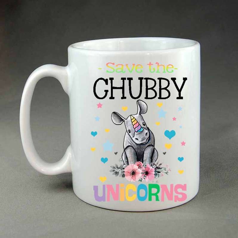 Save the chubby unicorn Coffee mug