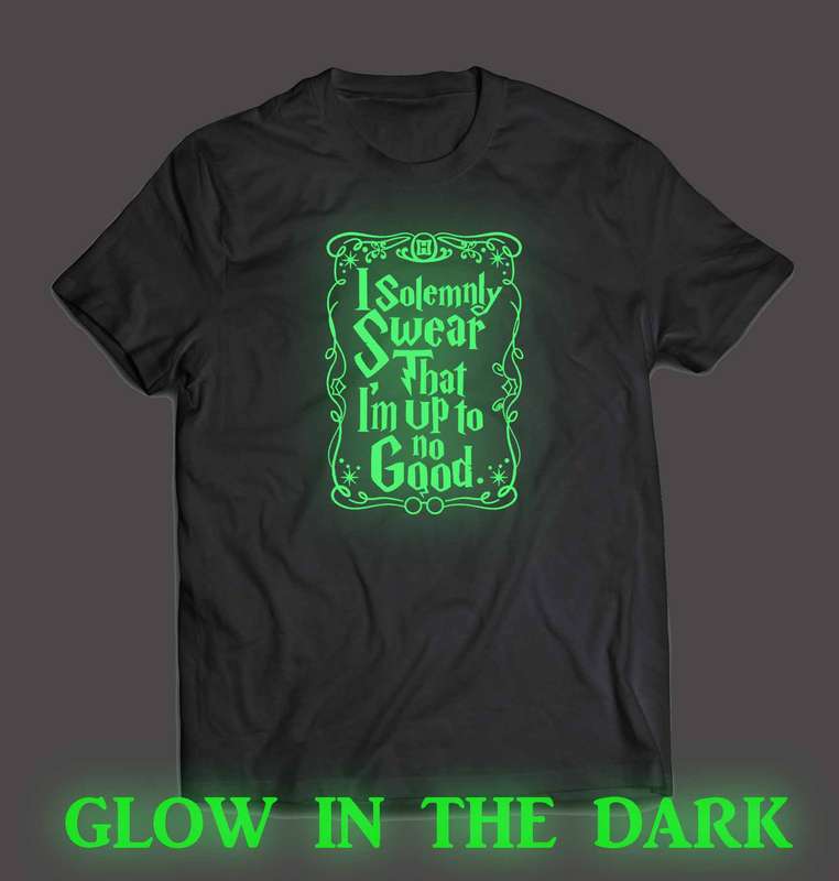 Harry Potter I solemnly swear Glow in the Dark T-shirt - Large