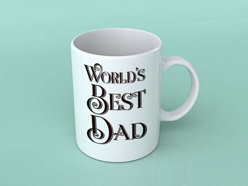World's Best Dad coffee mug