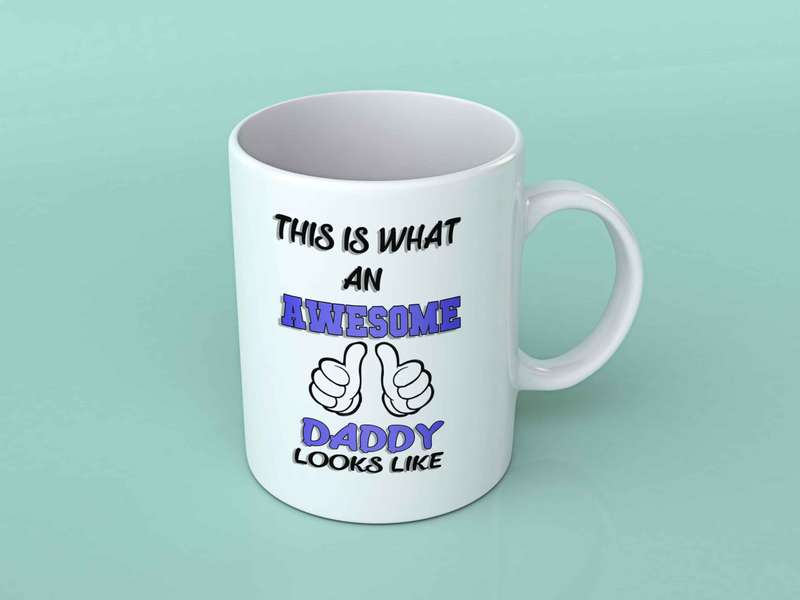 This is what an awesome Daddy looks like coffee mug