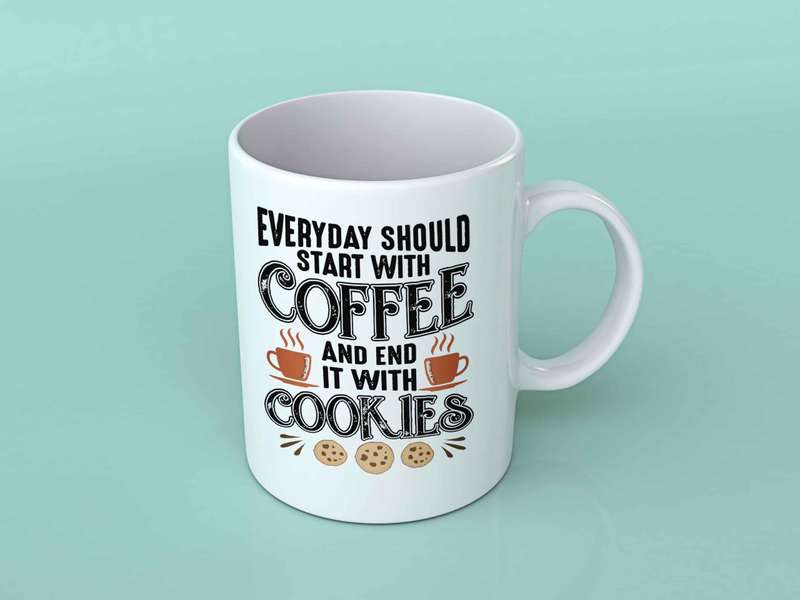 Everyday should start with coffee coffee mug