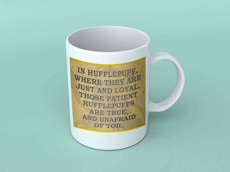 Harry potter Hufflepuff characteristics coffee mug