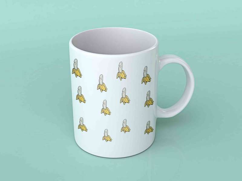Banana penis adult naughty mug