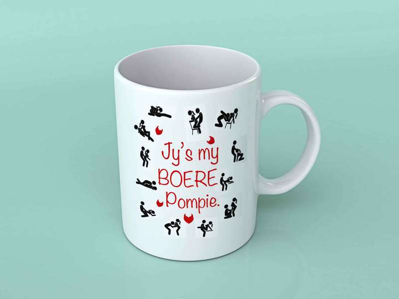 Jy's my boere pompie coffee mug