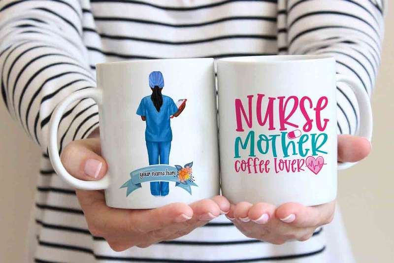 Nurse mother coffee lover coffee mug