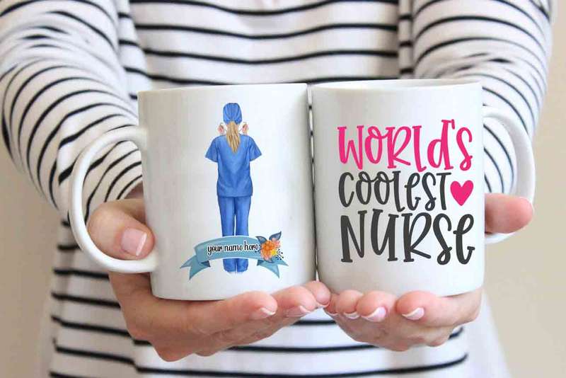 World's coolest nurse coffee mug