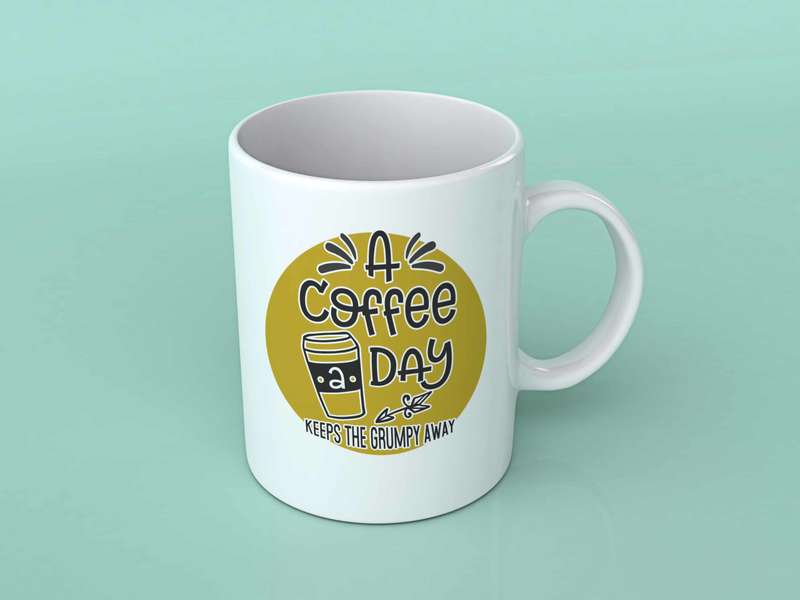 A coffee a day coffee mug