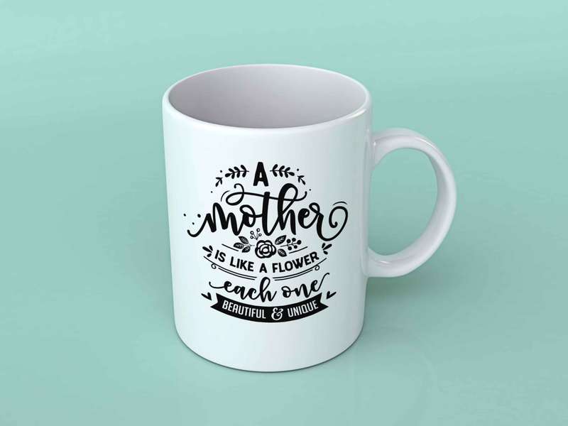 A mother is like a flower coffee mug