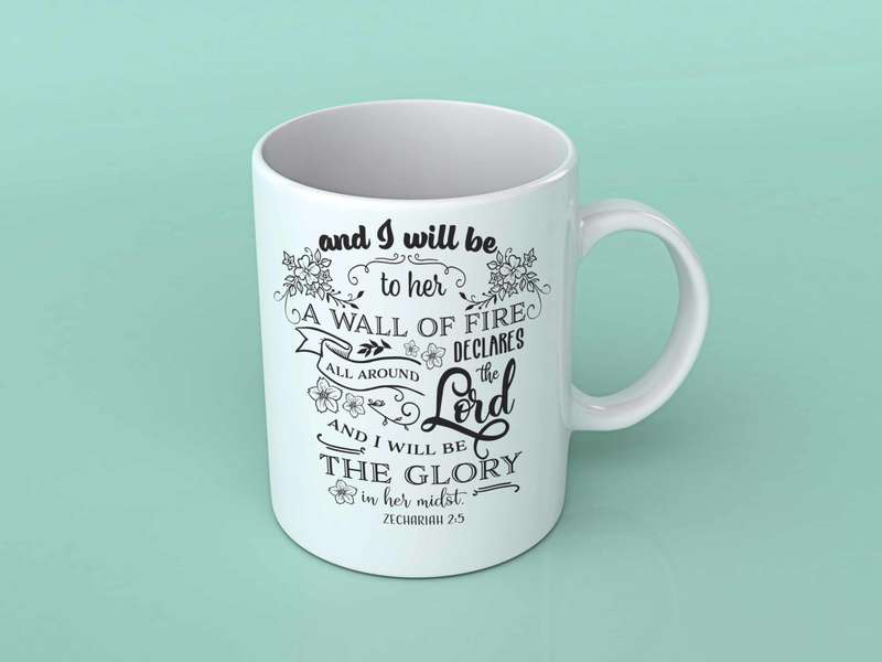 And I will be to her coffee mug